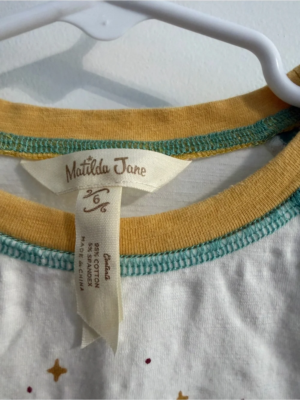 Matilda Jane Dream Big Raglan Tee - Green/White